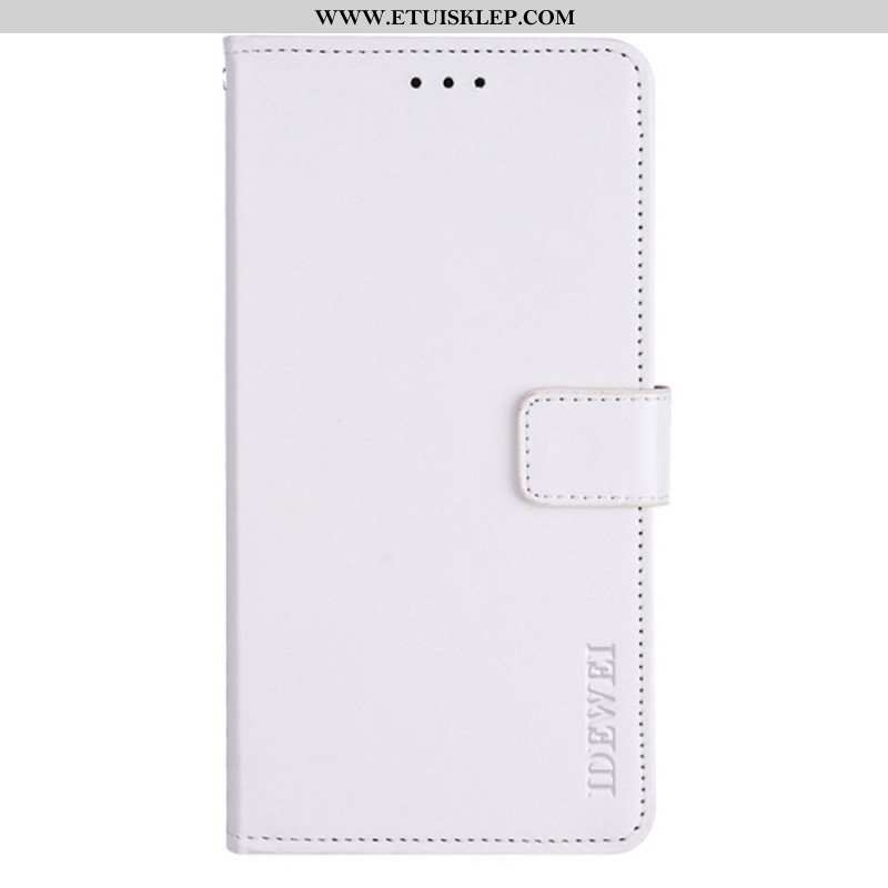 Etui Folio do Oppo Find X5 Lite Sztuczna Skóra Idewei W Stylu Vintage